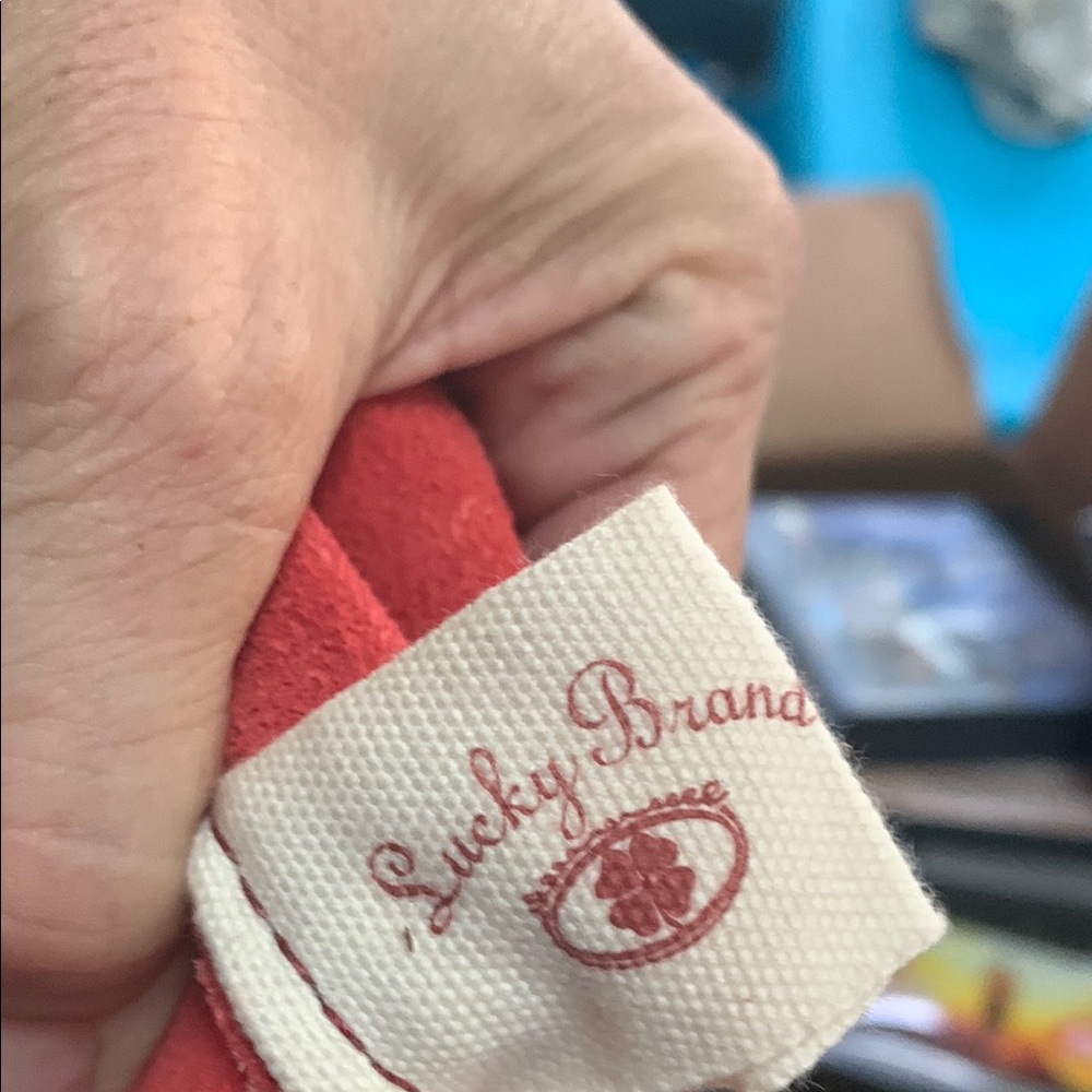 Lucky Brand Red Hobo Bag